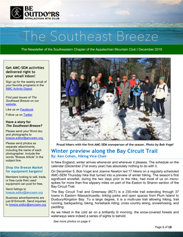 Winter Preview Along the Bay Circuit Trail Photographer