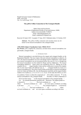 The G-Lift of Affine Connection in the Cotangent Bundle