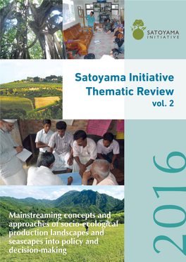 Satoyama Initiative Thematic Review Vol