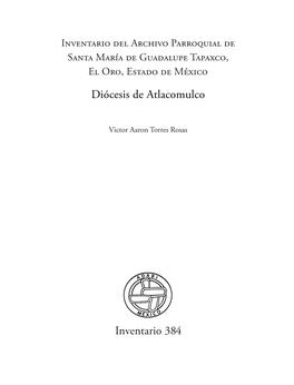 Diócesis De Atlacomulco Inventario