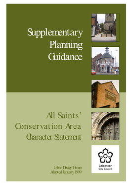 All Saints' Conservation Area Character Statement