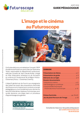 L'image Et Le Cinéma Au Futuroscope