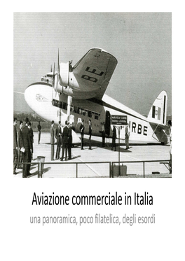 Caso Aviazione Commerciale in Italia2