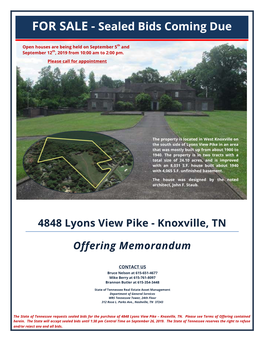 4848 Lyons View Pike - Knoxville, TN