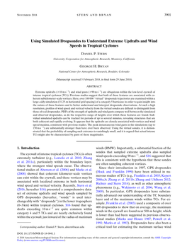 Using Simulated Dropsondes to Understand Extreme Updrafts and Wind Speeds in Tropical Cyclones