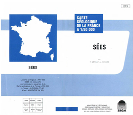 C4rte Geologique De La France A1/50 000