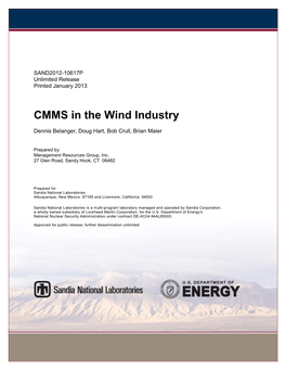 CMMS in the Wind Industry