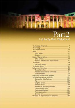 The Forty-Third Parliament