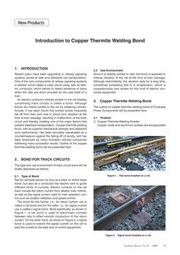 Introduction to Copper Thermite Welding Bond