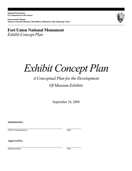 Exhibit Concept Plan