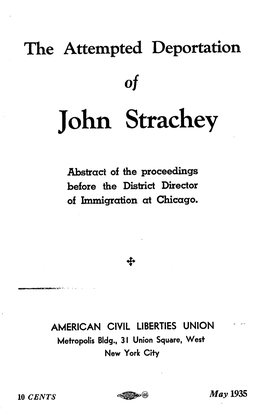 John Strachey