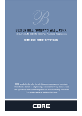 Buxton Hill, Sunday's Well, Cork