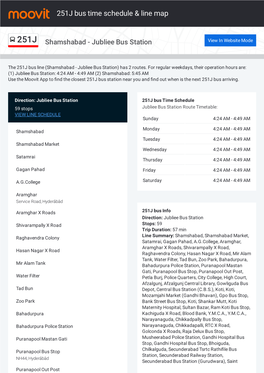 251J Bus Time Schedule & Line Route