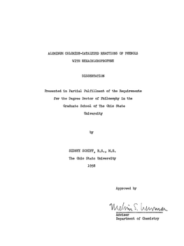 Aluminum Chloride-Catalïzed Reactions of Phenols With