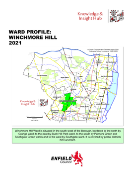 Ward Profile: Winchmore Hill 2021