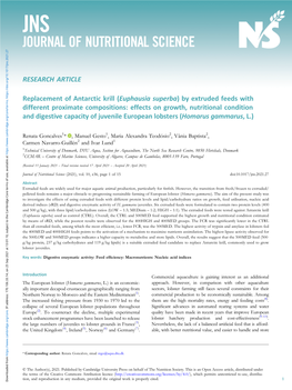 Journal of Nutritional Science