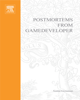 Postmortems from Game Developers.Pdf