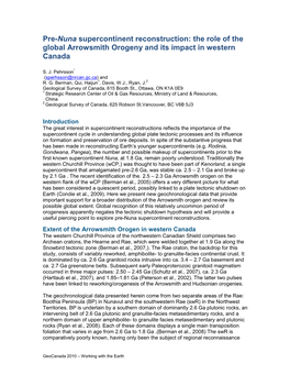 The Role of the Global Arrowsmith Orogeny and Its Impact in Western Canada