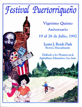 Program of Events for the 25Th Annual Festival Puertorriqueño, July 19-26