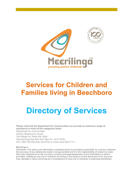 Beechboro Service Directory