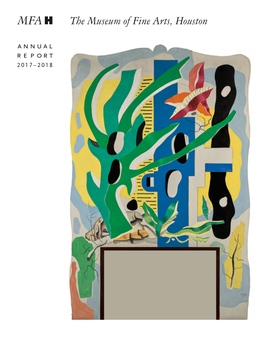 2017–2018 MFAH Annual Report