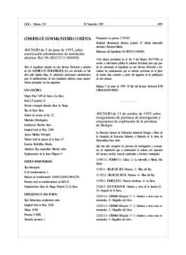 CONSEJERIA DE ECONOMIA, INDUSTRIA Y HACIENDA Presupuesto En Pesetas: 3.739.853