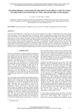 Spatiotemporal Variations in the Impacts of Urban Land Use Types on Urban Heat Island Effects: the Case of Riyadh, Saudi Arabia