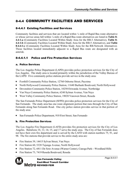 8-4.4 Community Facilities and Services