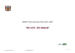 DRAFT: Otavi Structure Plan 2015- 2030