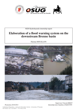 Elaboration of a Flood Warning System on the Downstream Brenne Basin