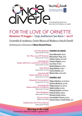 For the Love of Ornette