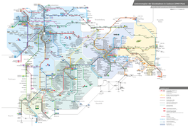 Liniennetzplan Eisenbahnen in Sachsen