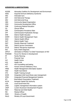 Acronyms & Abreviations