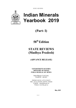 Indian Minerals Yearbook 2019