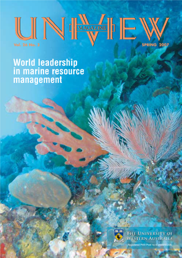 World Leadership in Marine Resource Management