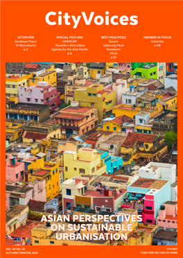 Asian Perspectives on Sustainable Urbanisation