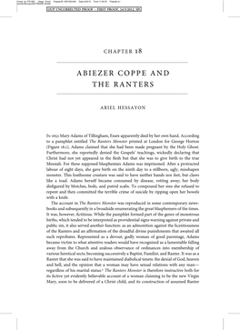Abiezer Coppe and the Ranters