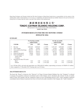 康師傅控股有限公司 Tingyi (Cayman Islands) Holding Corp