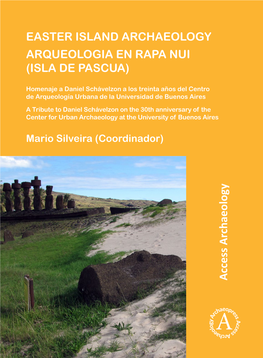 Easter Island Archaeology Arqueologia En Rapa Nui (Isla De