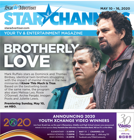 Star Channels, May 10-16, 2020