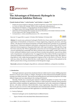 The Advantages of Polymeric Hydrogels in Calcineurin Inhibitor Delivery