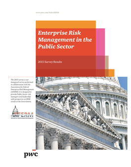 Enterprise Risk Management in the Public Sector