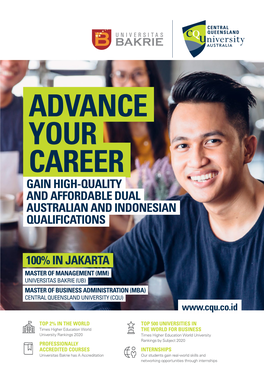 Gain High-Quality and Affordable Dual Australian and Indonesian Qualifications