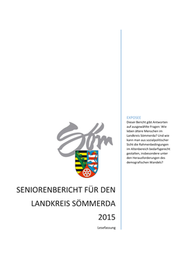 Seniorenbericht 2015