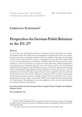 The Review of European Affairs, 2-20,3