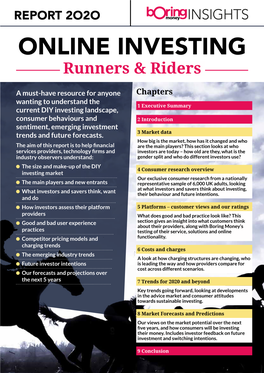 ONLINE INVESTING Runners & Riders