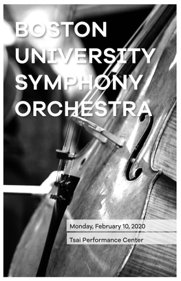 Boston University Symphony Orchestra