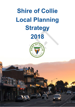 Shire of Collie Local Planning Strategy 2018