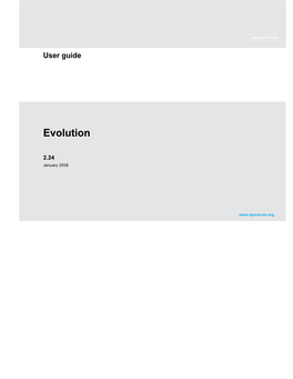 Evolution 2.22 User Guide Novdocx (En) 11 July 2008 Rticular Purpose