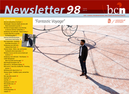 Newsletter 98 BCN - SCHOOL for BEHAVIOURAL and COGNITIVE NEUROSCIENCES